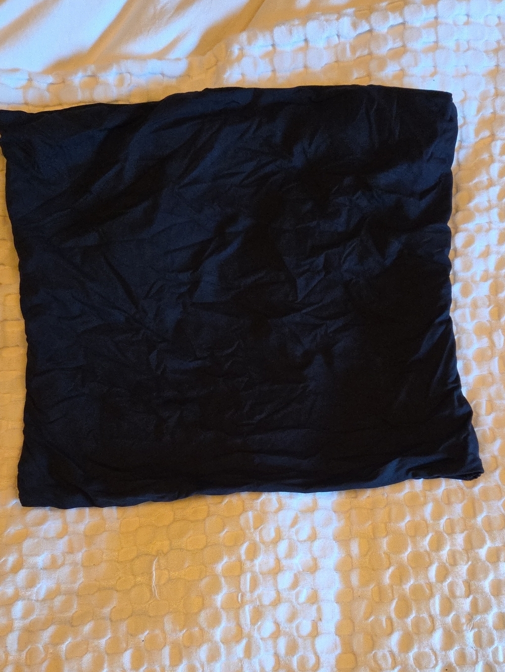 Black Tube Top - Solid Black Strapless Top Medium